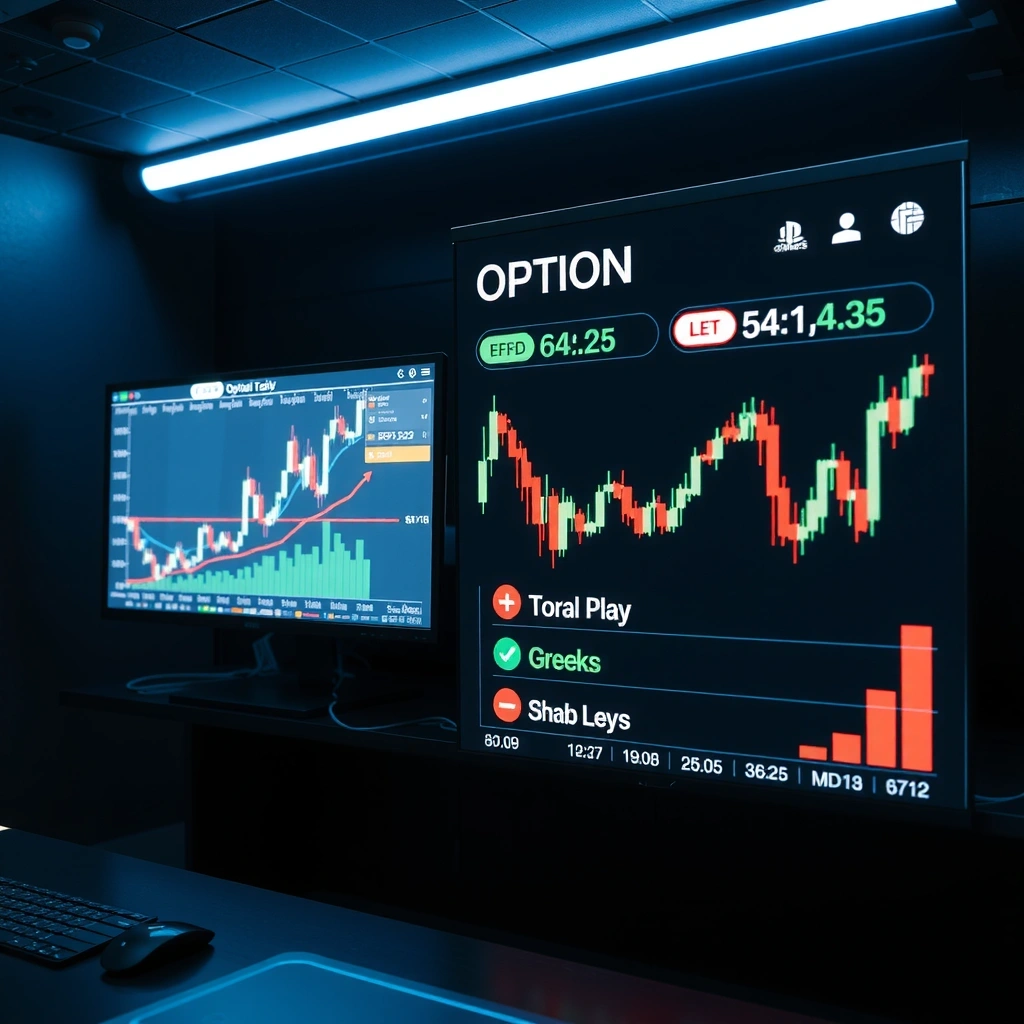 Options trading simulation game