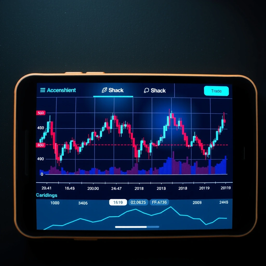 Trading simulation game interface