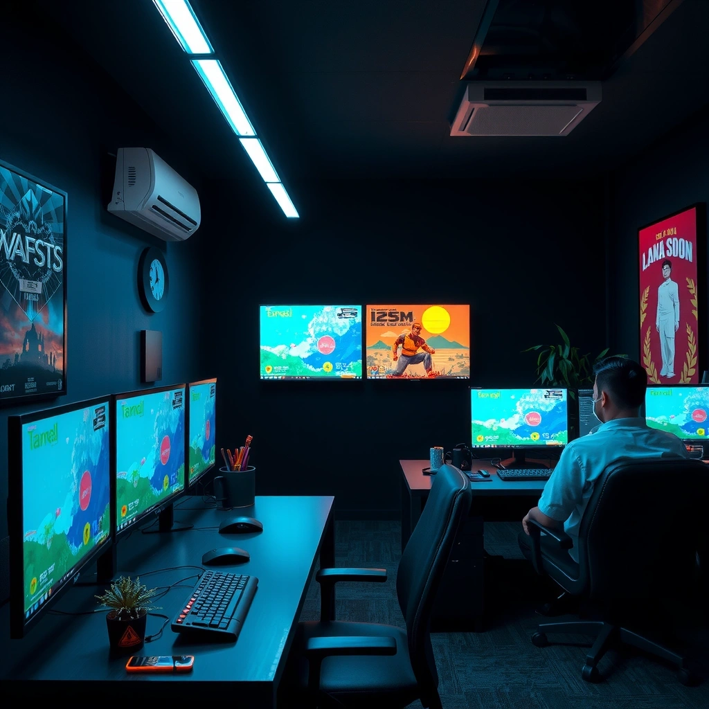 Pixel Night Thailand Office and Team